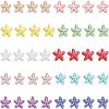 CHGCRAFT 40Pcs 10 Colors Handmade Porcelain Beads PORC-CA0001-10-1