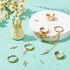  DIY Charm Adjustable Ring Making Kit DIY-NB0010-01-5