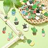 30Pcs 10 Styles Alloy Pendants ENAM-CJ0003-01-6