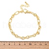 Brass Figaro Chain Bracelets for Women Men BJEW-K273-03G-5
