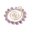 Natural Lapis Lazuli & Amethyst & Green Aventurine & Agate & Rose Quartz & Red Jasper PALLOY-JF02746-4