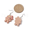 Christmas Resin Dangle Earrings EJEW-JE06089-3