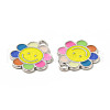 Alloy Enamel Pendants ENAM-B050-04P-01-3