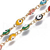 304 Stainless Steel Enamel Chains CHS-P006-08G-A-2