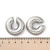 304 Stainless Steel C-Shaped Cuff Earrings for Women EJEW-M068-30P-2