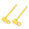 925 Sterling Silver Studs Earrings Findings STER-K182-01G-1