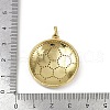 Brass Enamel & Micro Pave Cubic Zirconia Pendants KK-M322-06G-02-3