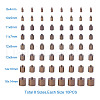   Brass Cord Ends KK-PH0033-01-NF-3