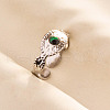 Geometric Stainless Steel Open Cuff Ring NB0684-3-1