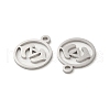 Non-Tarnish 304 Stainless Steel Charms STAS-J042-10P-2