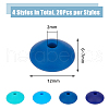 DICOSMETIC 80Pcs 4 Colors Food Grade Eco-Friendly Silicone Beads SIL-DC0001-38-2