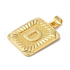 Rack Plating Brass Pendants KK-B092-42G-D-2