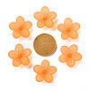 Frosted Acrylic Bead Caps MACR-S371-08A-724-3