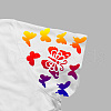 CRASPIRE 2Pcs 2 Style Custom Acrylic Tie-Dye Template DIY-CP0008-78D-3