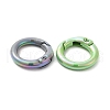 Spray Painted Alloy Spring Gate Ring X-PALLOY-H131-10-3