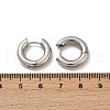202 Stainless Steel Polishing Hoop Earrings EJEW-M106-02P-01-5