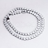 Non-magnetic Synthetic Hematite Beads Strands G-Q883-6x6mm-6-2