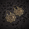 Bohemian Retro Style Alloy Dangle Hoop Earrings EJEW-TAC0003-01AG-3