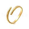 304 Stainless Steel Simple Line Open Cuff Rings RJEW-M072-11G-2