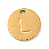 Ion Plating(IP) 304 Stainless Steel Pendants FIND-M017-02G-L-1