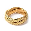 304 Stainless Steel Stretch Bracelets BJEW-A031-01E-G-1