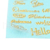 Brass Self-Adhesive Picture Stickers DIY-C059-01C-5