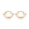 Brass Hoop Earring Finding KK-N261-59G-1