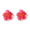 Flower Transparent Acrylic Stud Earrings FS-WGF3DA5-01-2
