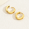 Fashionable Simple Stainless Steel Round Hoop Earrings BX6827-2