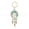 Woven Net/Web with Wing Pendant Keychain KEYC-JKC00481-03-1
