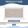 BENECREAT 10M Linen Striped Ribbons OCOR-BC0006-65-2