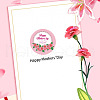 Round Dot Mother's Day Paper Self Adhesive Festive Stickers Rolls PW-WG84495-01-2