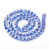 Electroplate Glass Beads EGLA-Q091-14mm-C08-2