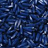 Baking Painted Glass Twist Bugle Beads SEED-C004-02N-3