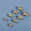 CHGCRAFT 40Pcs 4 Styles Brass Bell Pendants KK-CA0002-54-5