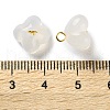 Natural Agate Flower Charms G-G179-03-3