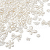 Craftdady 180Pcs 9 Style ABS Plastic Imitation Pearl Beads OACR-CD0001-08-12