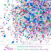 SUNNYCLUE 180G 9 Colors Bubble Beads GLAA-SC0002-38-2