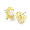 Rack Plating Alloy Stud Earring Finding FIND-C053-09D-G-2
