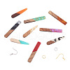 DIY Rectangle & Teardrop Dangle Earrings Making Kit DIY-TA0008-94-13