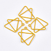 Spray Painted Alloy Pendants PALLOY-T067-18D-1