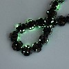 Luminous Handmade Gold Foil Glass Beads Strands FOIL-N029-01I-2