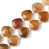 Natural Topaz Jade Beads Strands G-D316-A19-2