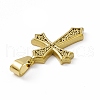 PVD Vacuum Plating 304 Stainless Steel Pendants STAS-P315-15G-3