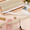 12M Polyester Braided Lace Ribbons OCOR-WH0092-18C-3