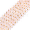 Natural Rose Quartz Beads Strands G-P463-44-1