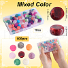 SOFPLATE 100Pcs Imitation Gemstone Acrylic Beads OACR-SP0001-05A-2
