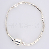 Brass European Style Bracelets for Jewelry Making KK-R031-01-1