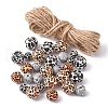 DIY Wood Beaded Pendant Display Decoration Making Kit DIY-YW0005-97-3