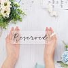 Acrylic Reserved Hanging Signs HJEW-PH01556-3